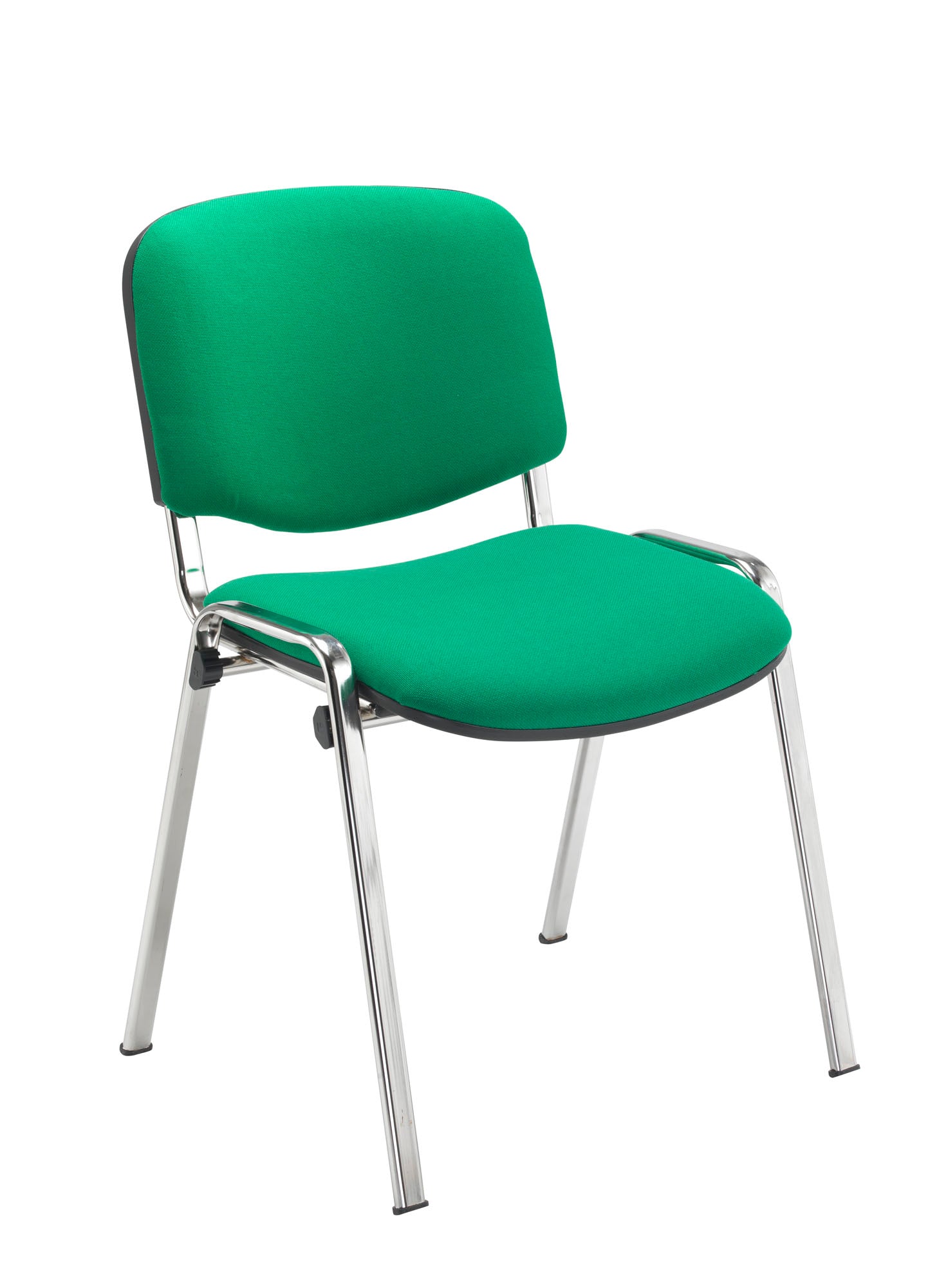 CLUB CHAIR WITH CHROME | GREEN/CHROME