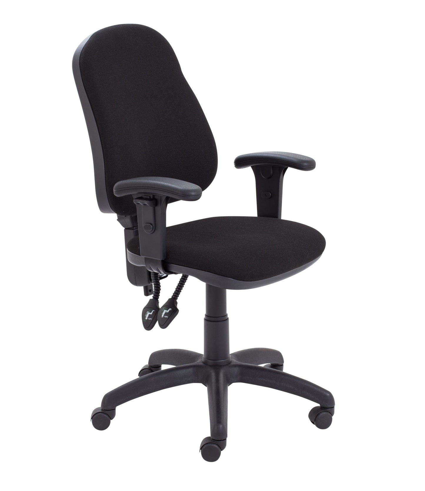 Calypso 2 High Back Operator Chair Adjustable Arms Black