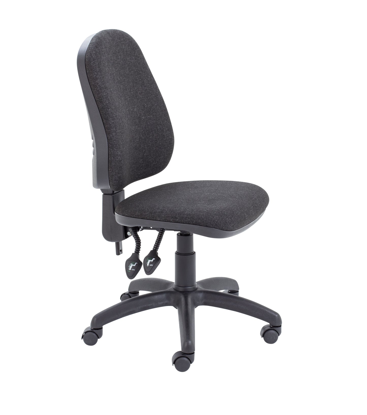 Calypso 2 High Back Operator Chair No Arms Charcoal