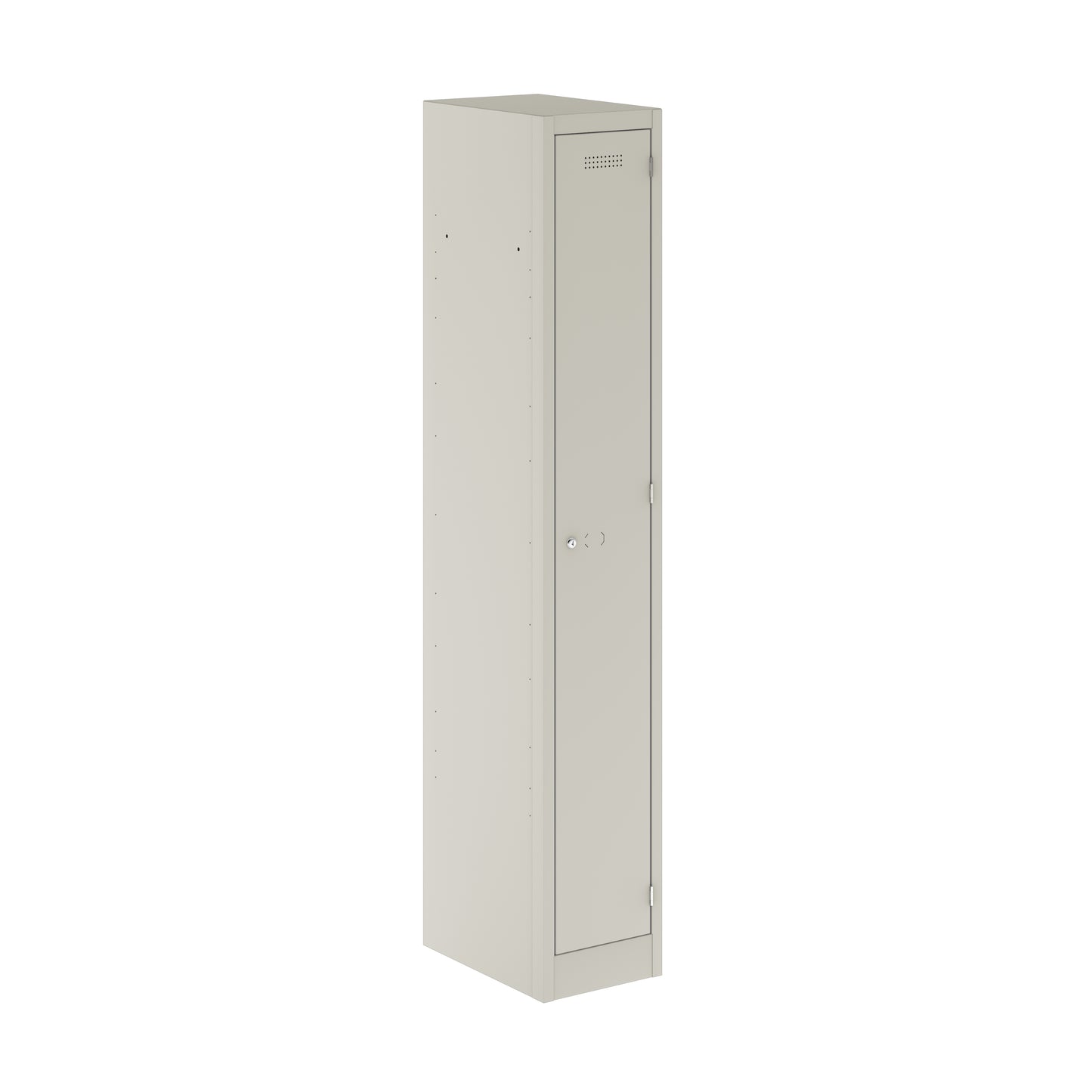 PRIMARY LOCKER - 1800MM H X 300MM W X 450MM D 1 DOOR SINGLE LOCKER COLUMN - LIGHT GREY