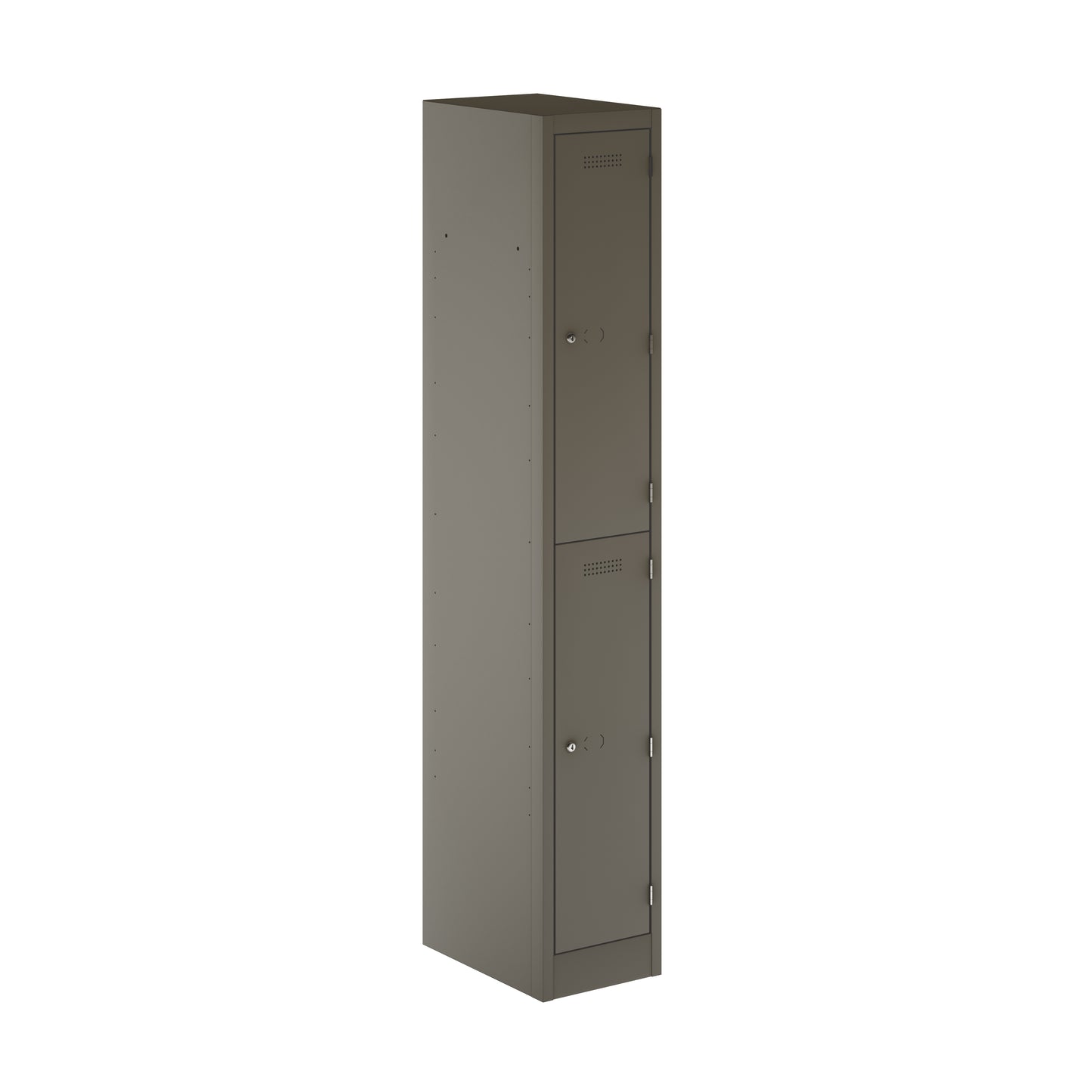 PRIMARY LOCKER - 1800MM H X 300MM W X 450MM D 2 DOOR SINGLE LOCKER COLUMN - SLATE