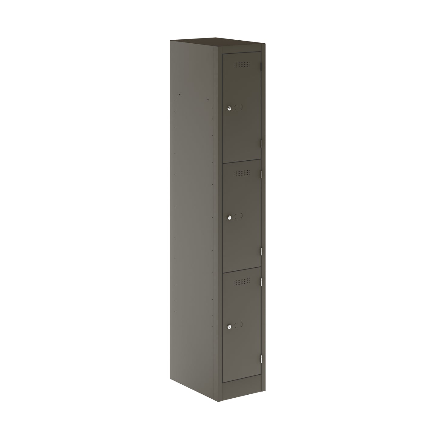 PRIMARY LOCKER - 1800MM H X 300MM W X 450MM D 3 DOOR SINGLE LOCKER COLUMN - SLATE