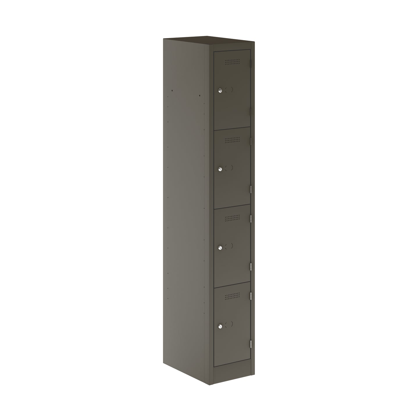 PRIMARY LOCKER - 1800MM H X 300MM W X 450MM D 4 DOOR SINGLE LOCKER COLUMN - SLATE