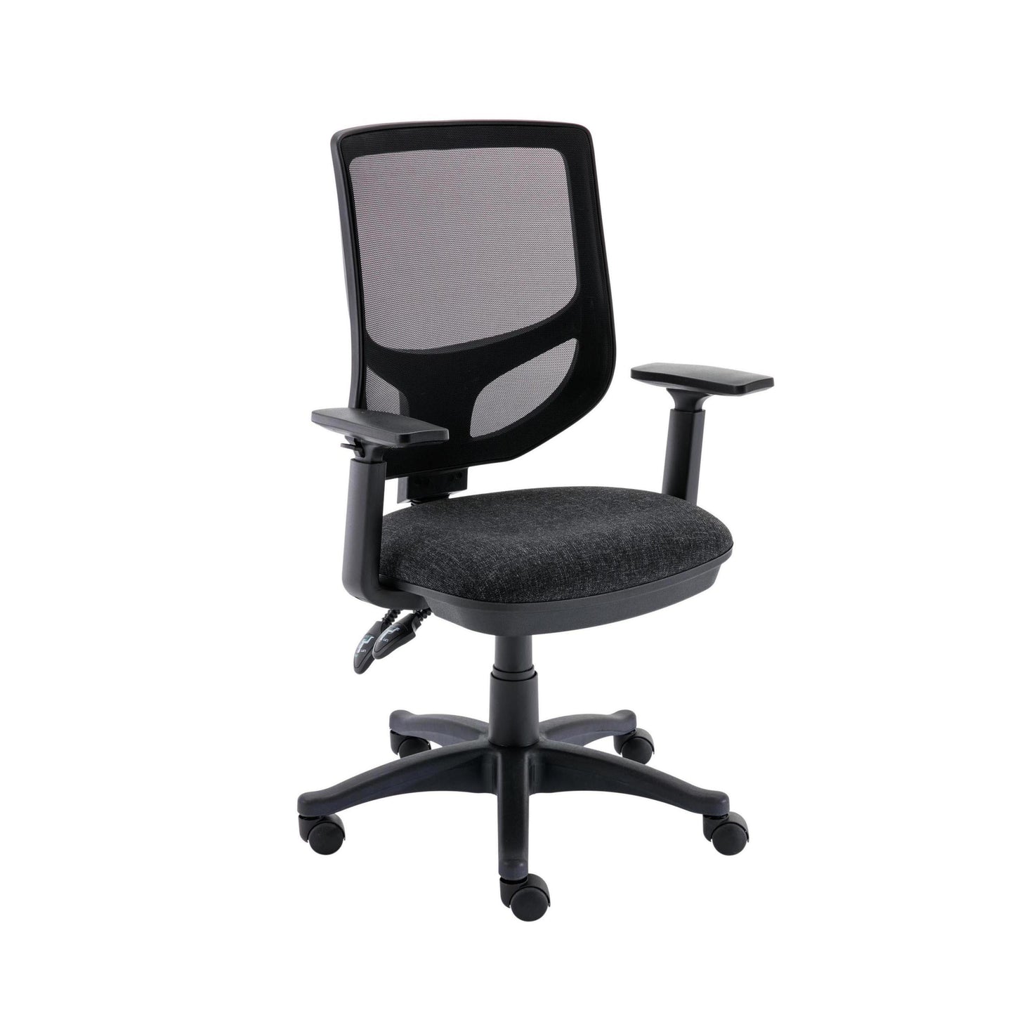 Versi 2 Lever Mesh Operator Chair With Adjustable Arms