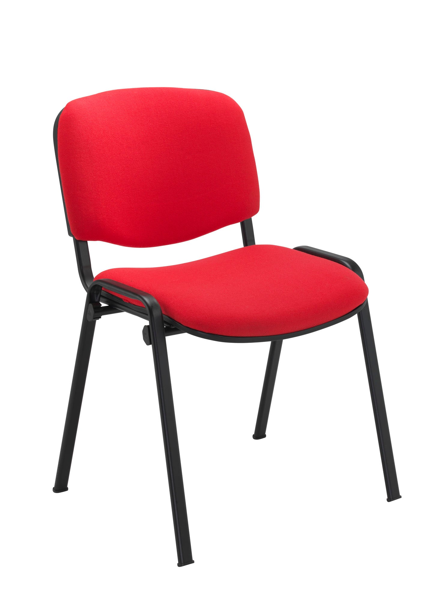 CLUB CHAIR | RED | BLACK LEGS