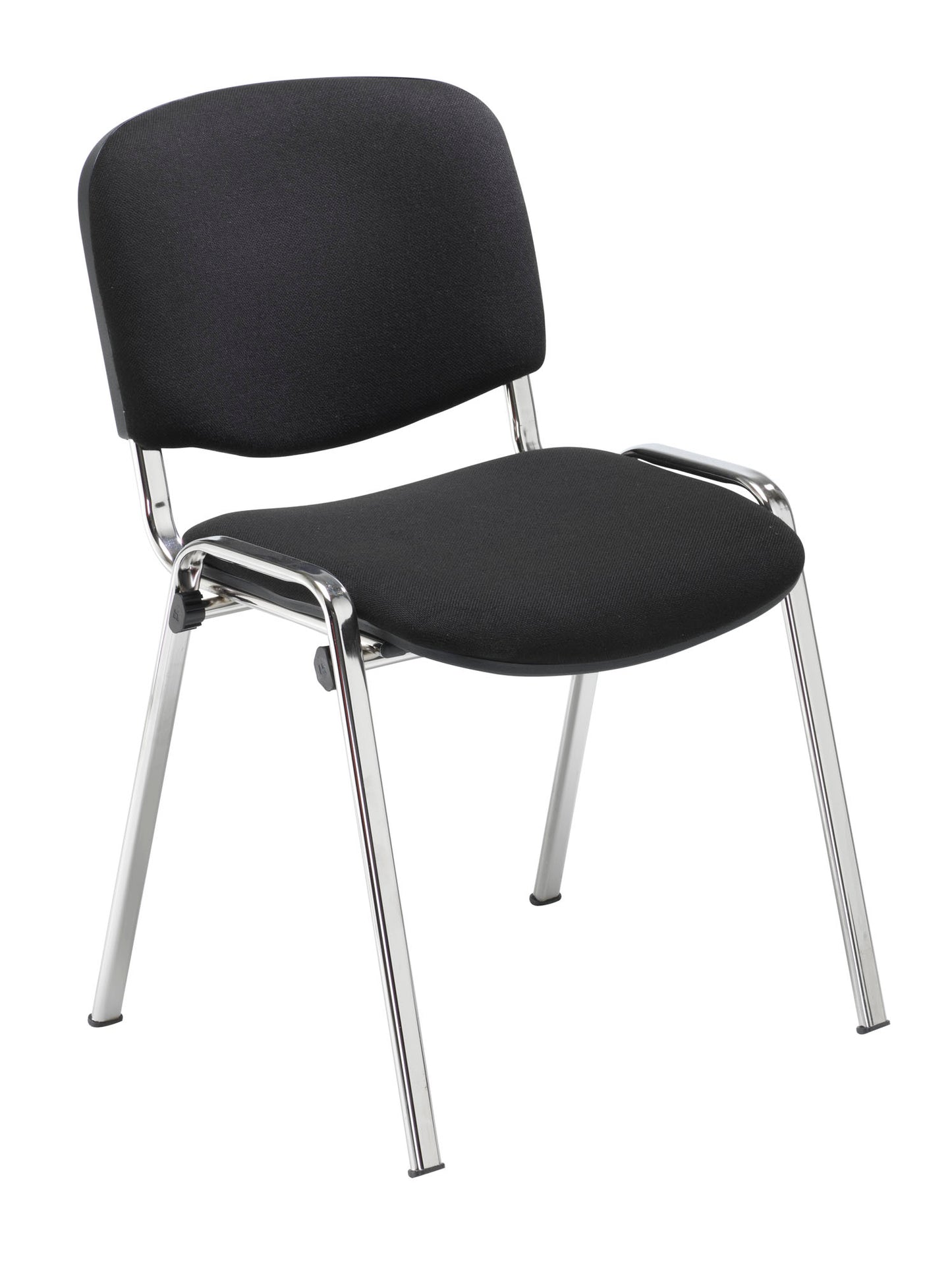 CLUB CHAIR WITH CHROME | BLACK/CHROME