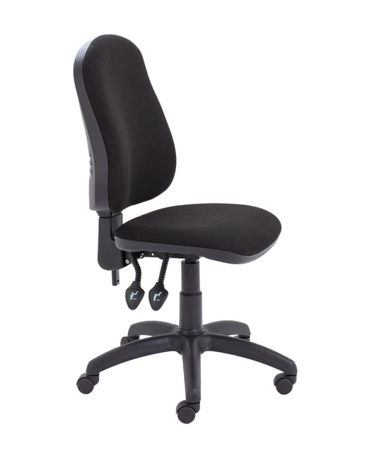 Calypso 2 High Back Operator Chair No Arms Black