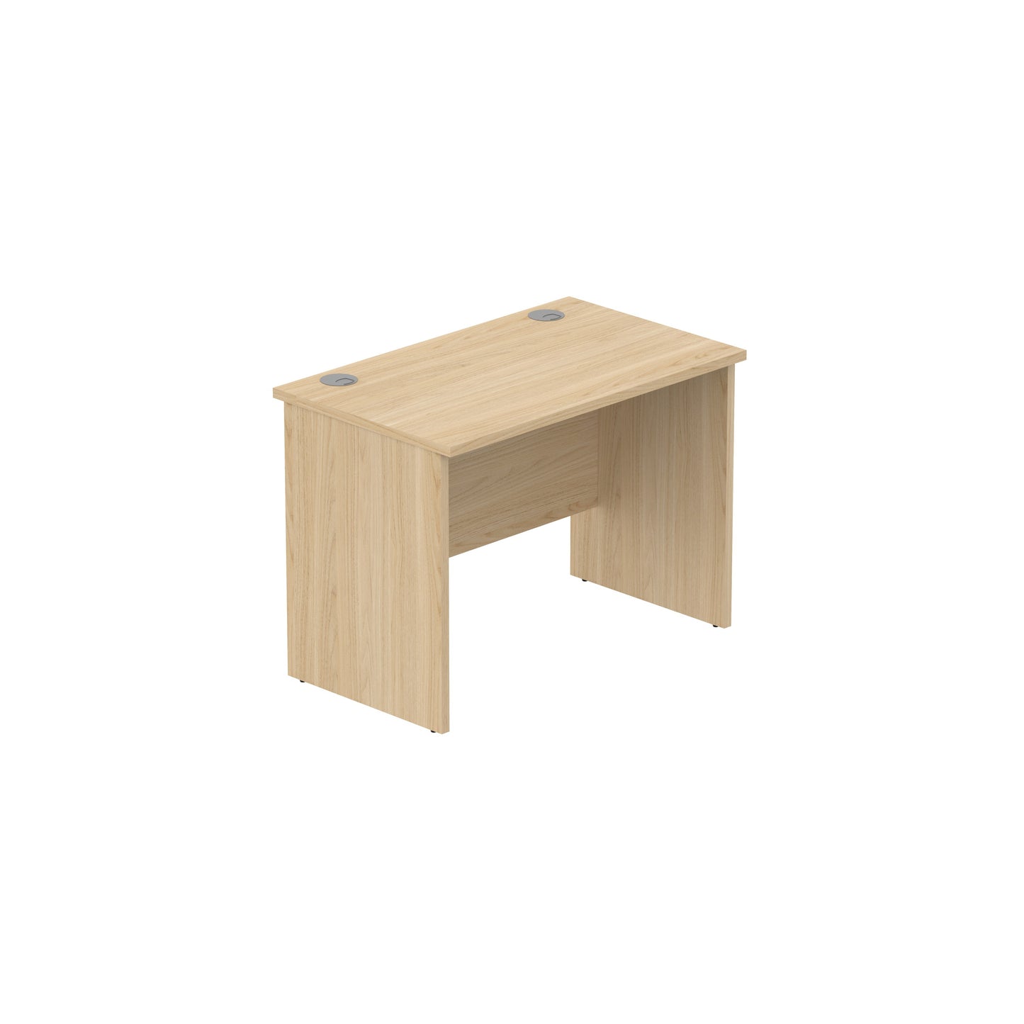 OFFICE RECTANGULAR DESK WITH PANEL LEGS 1000X600 CANDADIAN OAK