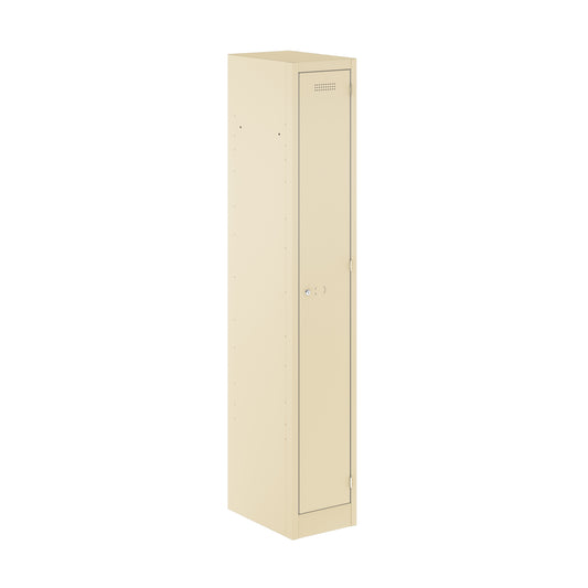 PRIMARY LOCKER - 1800MM H X 300MM W X 450MM D 1 DOOR SINGLE LOCKER COLUMN - CREAM