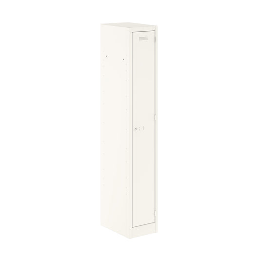 PRIMARY LOCKER - 1800MM H X 300MM W X 450MM D 1 DOOR SINGLE LOCKER COLUMN - TRAFFIC WHITE