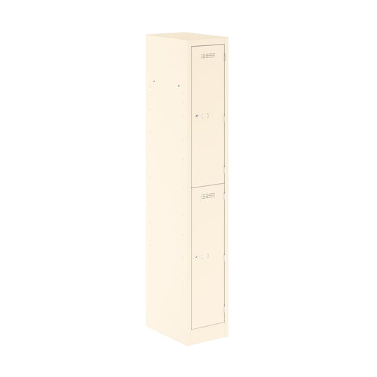 PRIMARY LOCKER - 1800MM H X 300MM W X 450MM D 2 DOOR SINGLE LOCKER COLUMN - CHALK