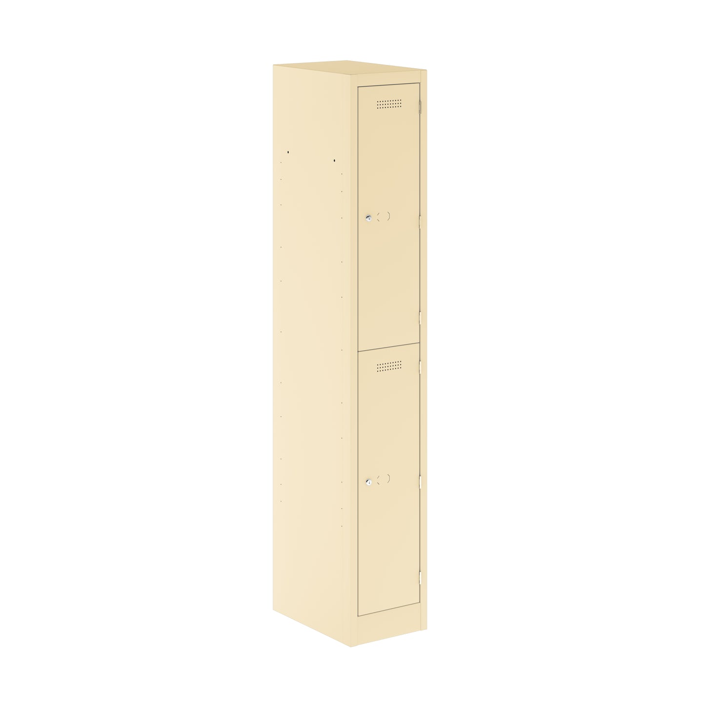 PRIMARY LOCKER - 1800MM H X 300MM W X 450MM D 2 DOOR SINGLE LOCKER COLUMN - BEIGE