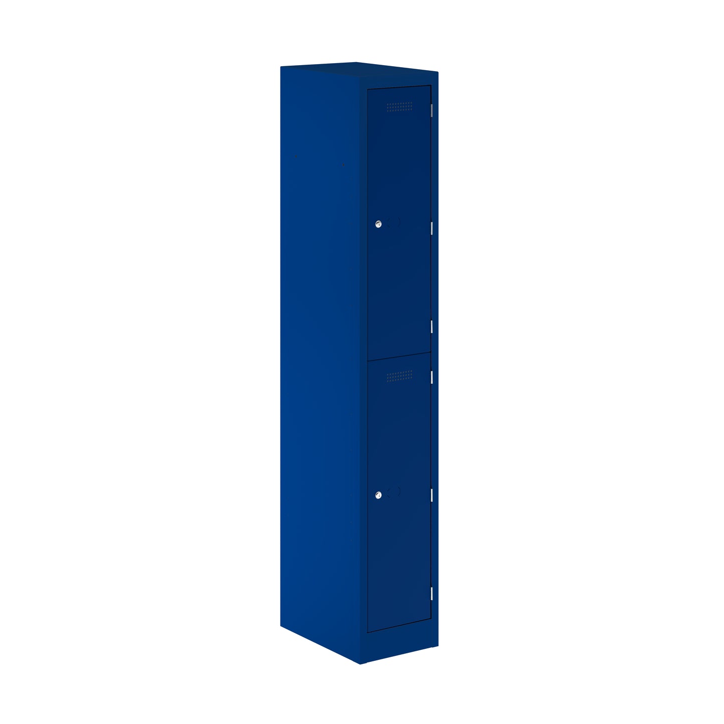 PRIMARY LOCKER - 1800MM H X 300MM W X 450MM D 2 DOOR SINGLE LOCKER COLUMN - OXFORD BLUE