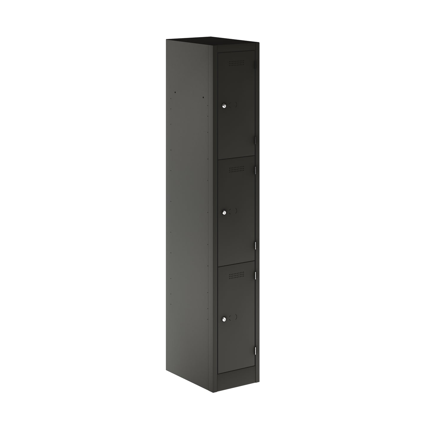 PRIMARY LOCKER - 1800MM H X 300MM W X 450MM D 3 DOOR SINGLE LOCKER COLUMN - ANTHRACITE GREY