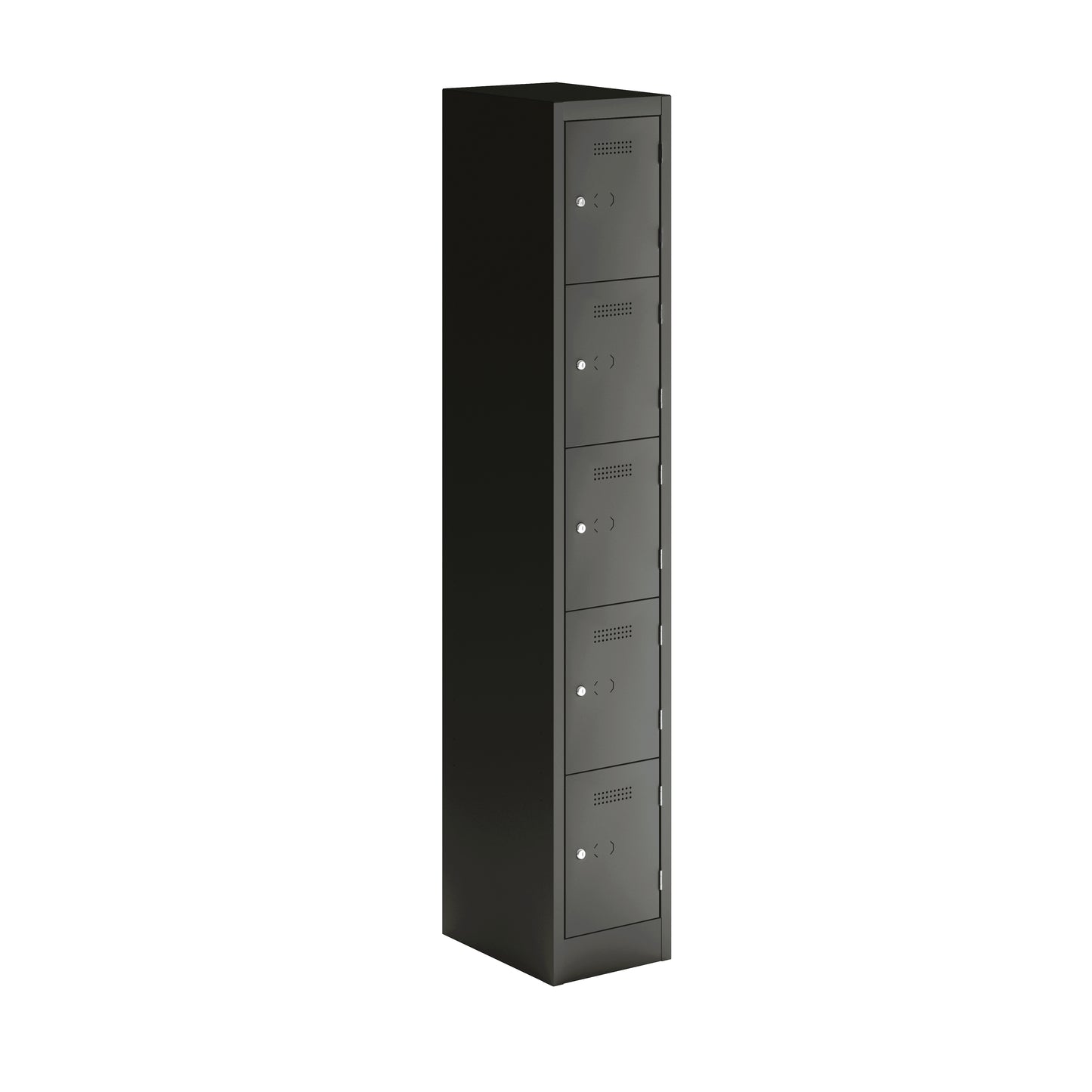 PRIMARY LOCKER - 1800MM H X 300MM W X 450MM D 5 DOOR SINGLE LOCKER COLUMN - ANTHRACITE GREY