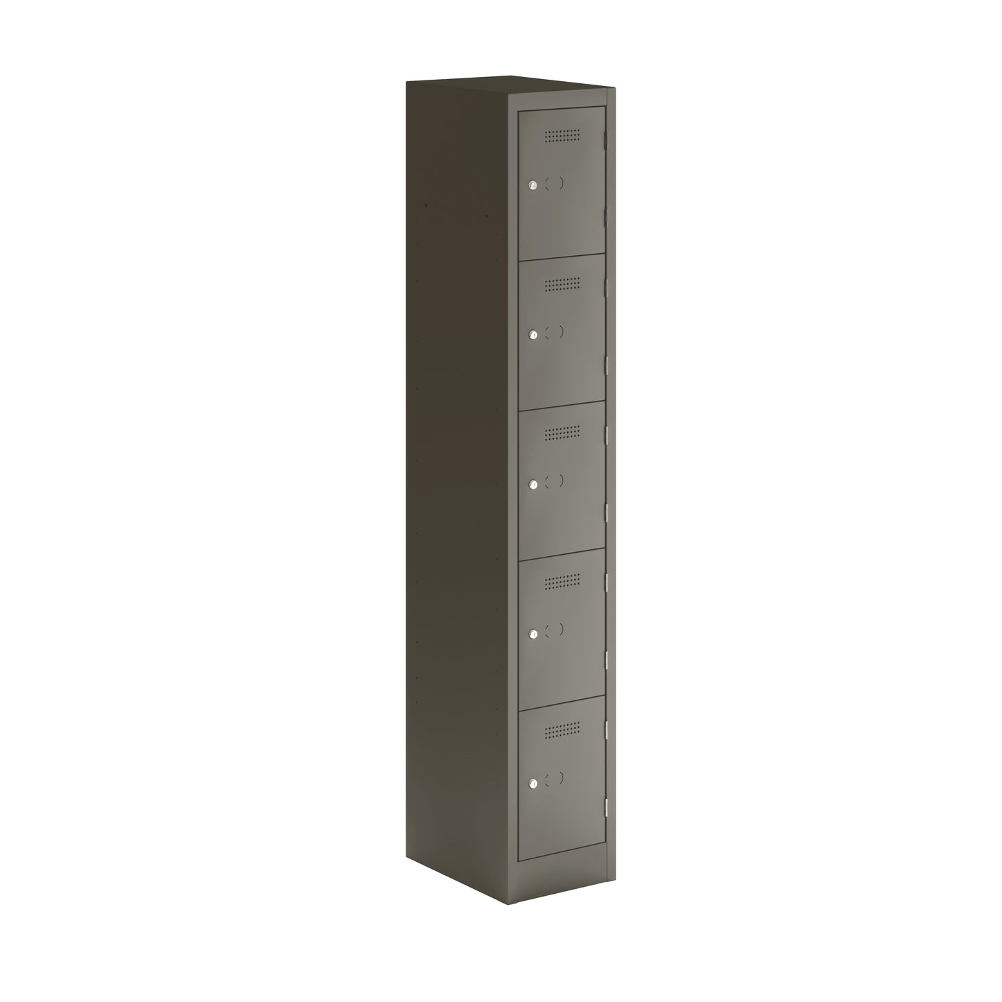 PRIMARY LOCKER - 1800MM H X 300MM W X 450MM D 5 DOOR SINGLE LOCKER COLUMN - SLATE