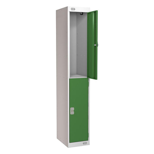 2 DOOR LOCKER 300X450X1800 GREEN DOOR
