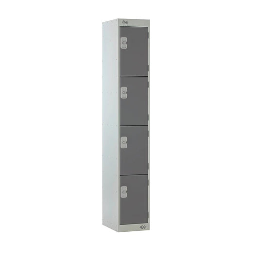 4 DOOR LOCKER 300X450X1800 DARK GREY DOOR