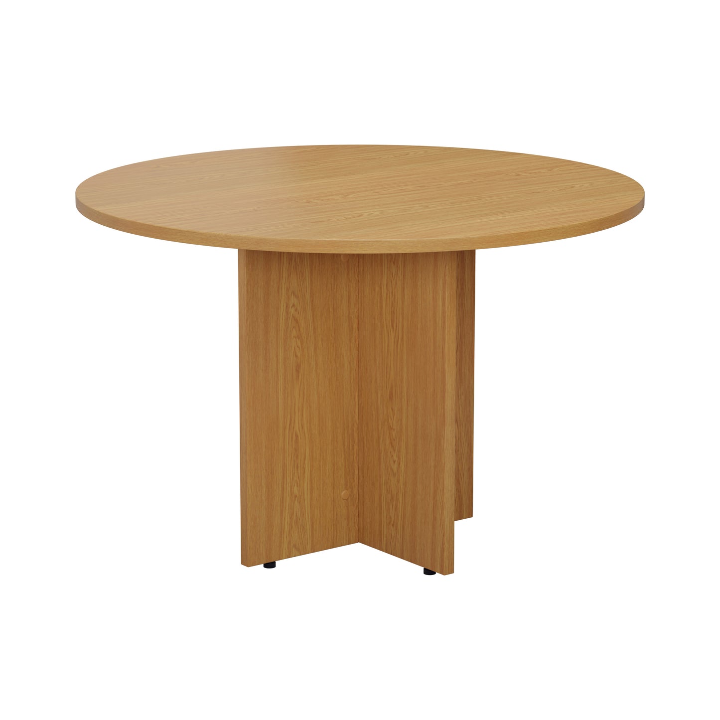 1100MM ROUND MEETING TABLE - NOVA OAK