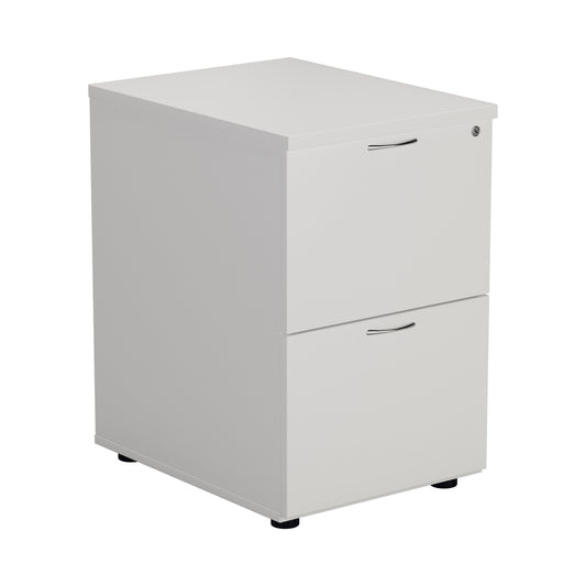 2 DRAWER FILING CABINET - WHITE