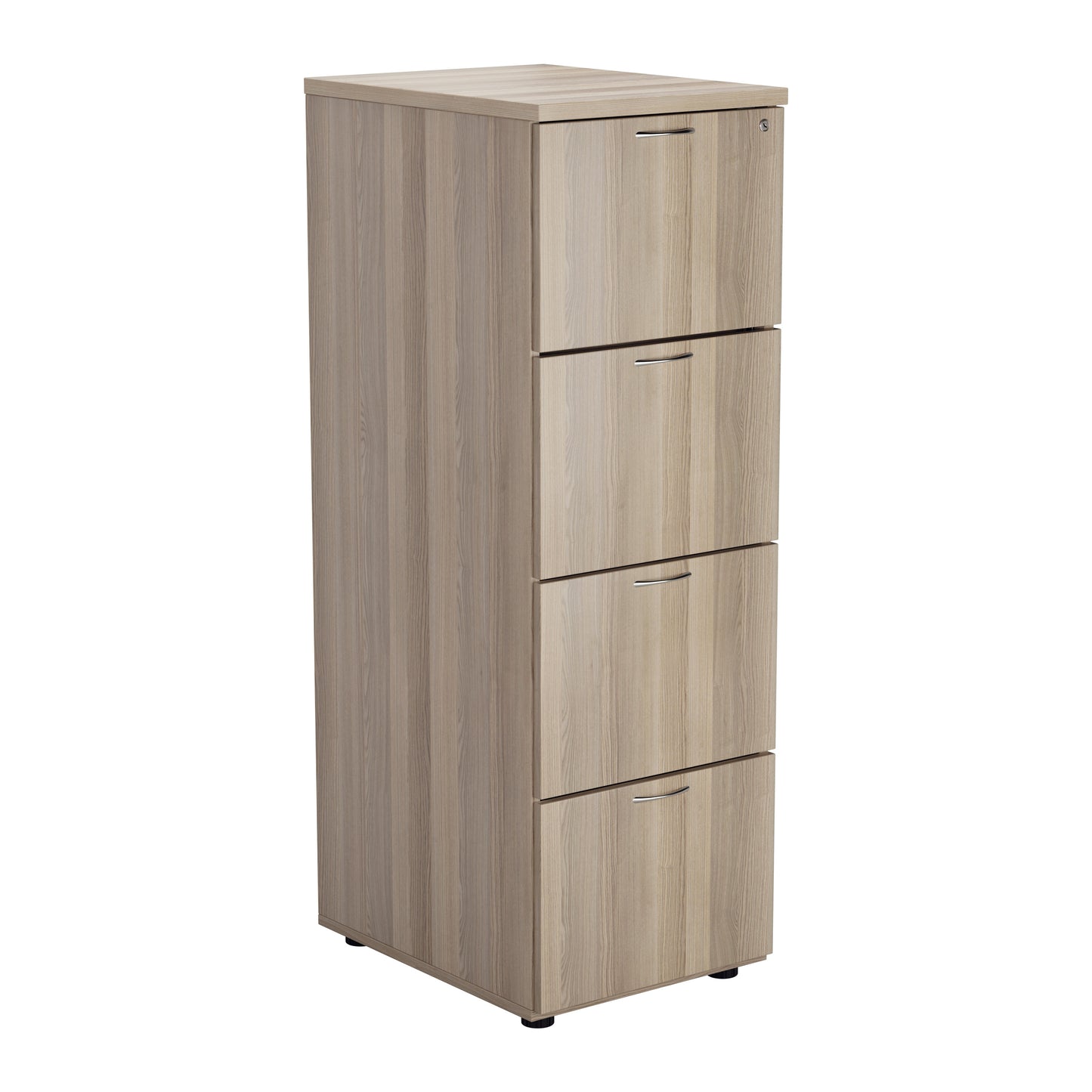 4 DRAWER FILING CABINET - GREY OAK