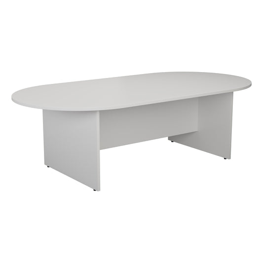 1800MM D-END MEETING TABLE - WHITE