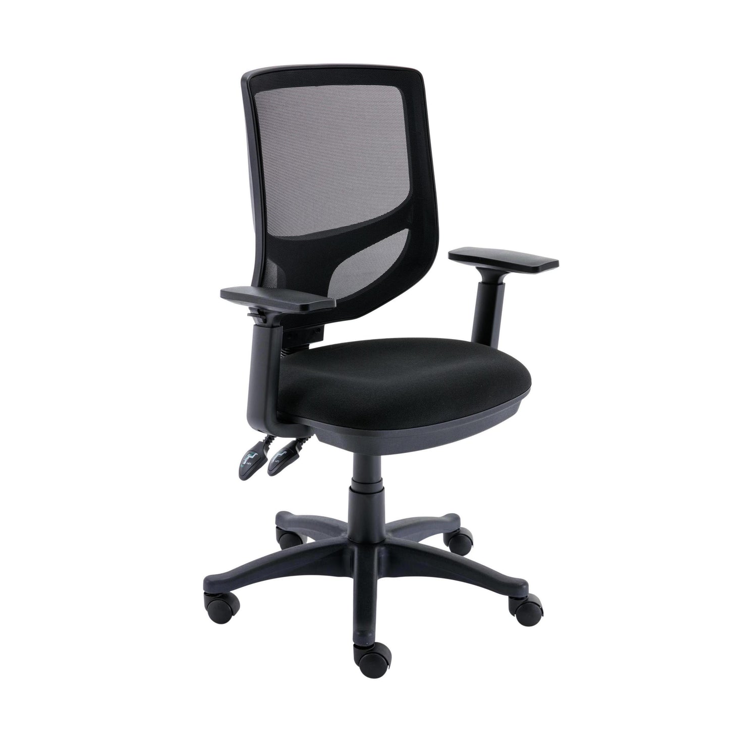 Versi 2 Lever Mesh Operator Chair With Adjustable Arms
